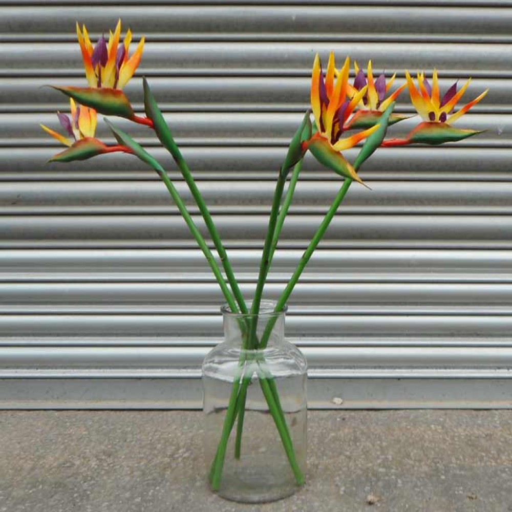 Artificial Birds of Paradise Medium 83cm Artificial Flowers